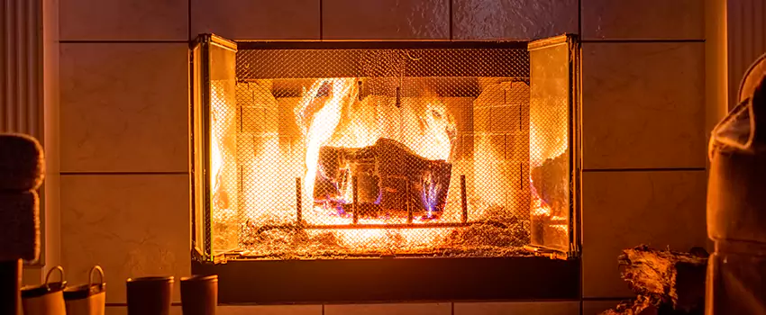 Mendota Hearth Landscape Fireplace Installation in Thomasville, North Carolina