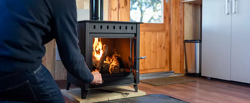 Open Hearth Wood Fireplace Installation in Thomasville, NC