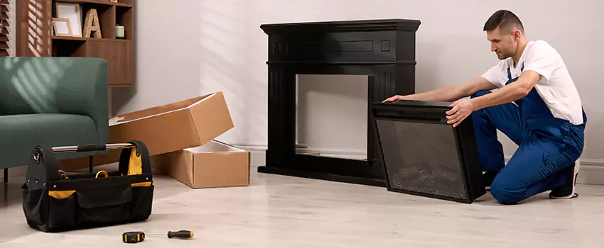 Old Rusted Metal Fireplace Repair And Replacement in Thomasville, NC
