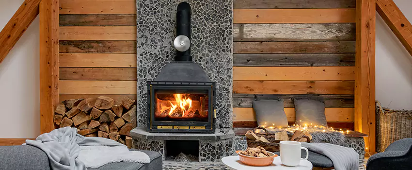 Thelin Hearth Products Direct Vent Gas Stove Fireplace Inspection in Thomasville, North Carolina